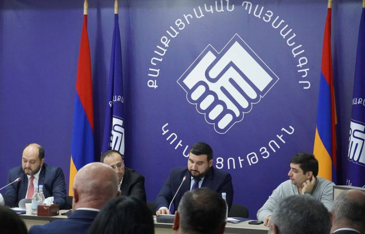 Տեղի է ունեցել «Քաղաքացիական պայմանագիր» կուսակցության Նախաձեռնող խմբի նիստ