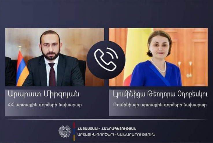 ԼՂ-ում հումանիտար իրավիճակի վերաբերյալ քաղաքակիրթ աշխարհն ունի համընդհանուր ընկալում. Միրզոյանը՝ Ռումինիայի գործընկերոջը