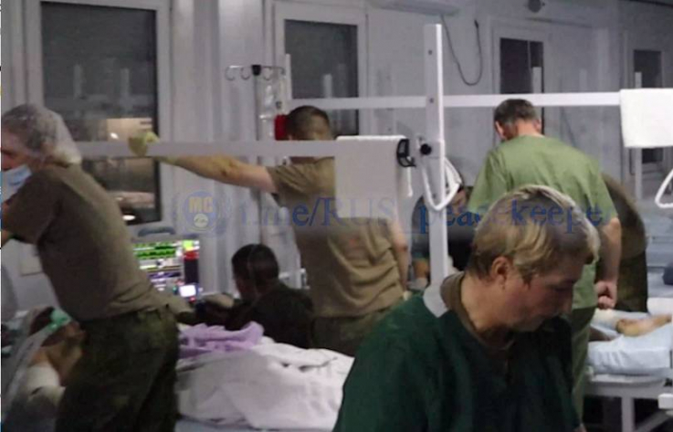 Ռուս ռազմական բժիշկները ներգրավված են ԼՂ-ում այրվածքներ ստացած քաղաքացիներին օգնություն ցուցաբերելու գործընթացում