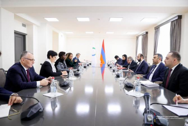 Ընթանում է Արարատ Միրզոյանի և Ֆրանկոֆոնիայի գլխավոր քարտուղար Լուիզ Մուշիկիվաբոյի ընդլայնված կազմով հանդիպումը