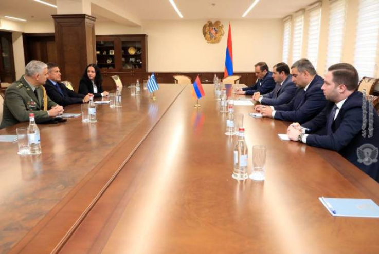 Սուրեն Պապիկյանն ու Հունաստանի դեսպանը քննարկել են տարածաշրջանային անվտանգությանն առնչվող հարցեր