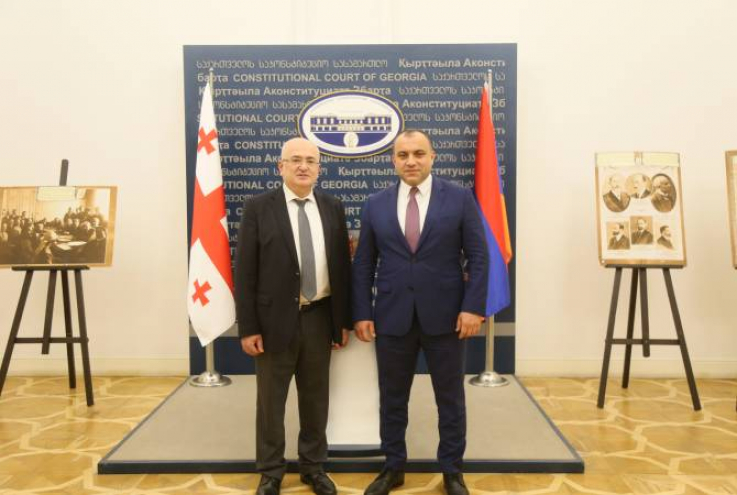 ՀՀ սահմանադրական դատարանի նախագահի գլխավորած պատվիրակությունն այցելել է Վրաստան