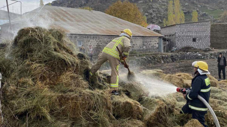 Այրվել է մոտ 300 հակ անասնակեր