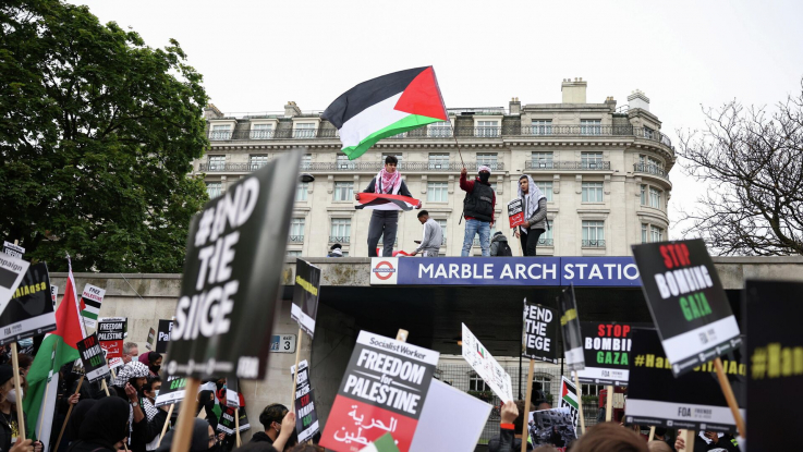 Լոնդոնում կալանավորվել է Պաղեստինին աջակցող զանգվածային հանրահավաքի 13 մասնակից