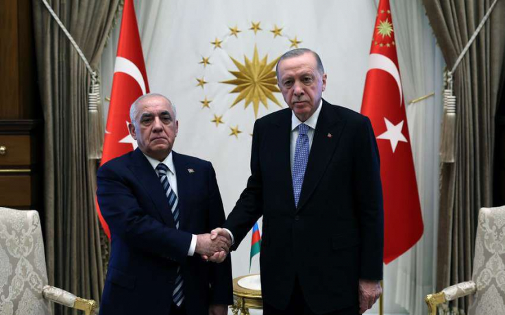 Էրդողանն ընդունել է Ադրբեջանի վարչապետին