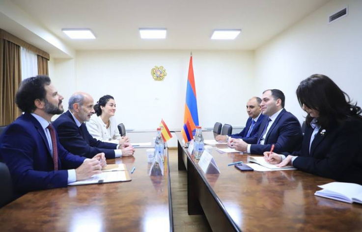 ԲՏԱ նախարարությունում Իսպանիայի դեսպանի հետ քննարկվել են գործակցության ընդլայնման, փորձի փոխանակման հնարավորությունները