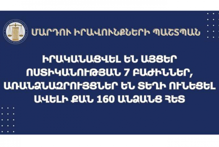 ՄԻՊ-ն արձանագրել է ոստիկանների կողմից բազմաթիվ խախտումներ՝ բողոքի ակցիայի ընթացքում