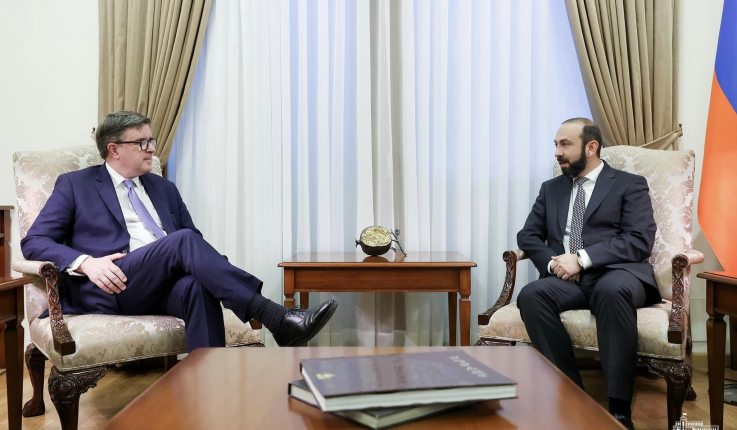 Երևանում կայացել է Արարատ Միրզոյանի և Ջեյմս Օ՛Բրայենի առանձնազրույցը