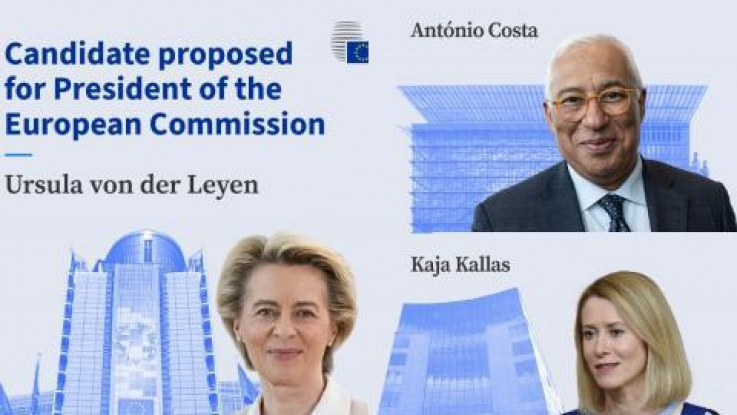 Ֆոն դեր Լայենը, Կոշտան և Կալլասը հինգ տարով նշանակվել են ԵՄ ինստիտուտների ղեկավարներ