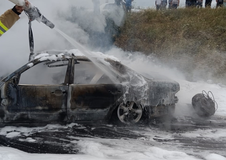Նոյեմբերյան-Պտղավան ճանապարհին ավտոմեքենա է այրվել