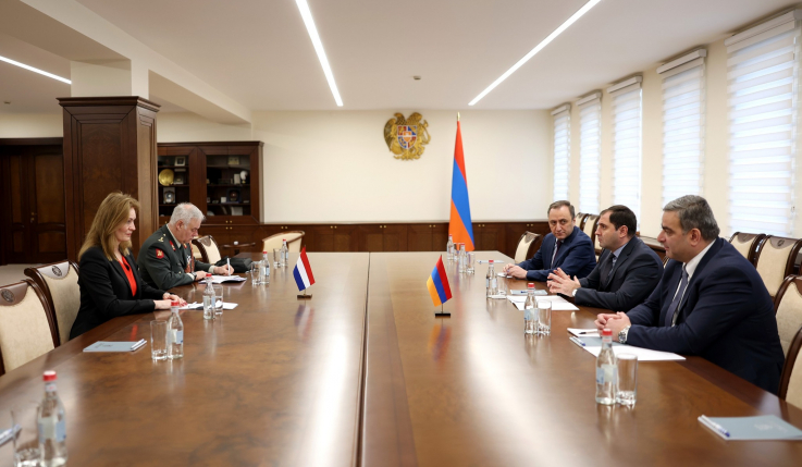 Պապիկյանը Նիդերլանդների դեսպանի և պաշտպանության հարցերով կցորդի հետ քննարկել է պաշտպանության ոլորտում համագործակցության հնարավորությունները