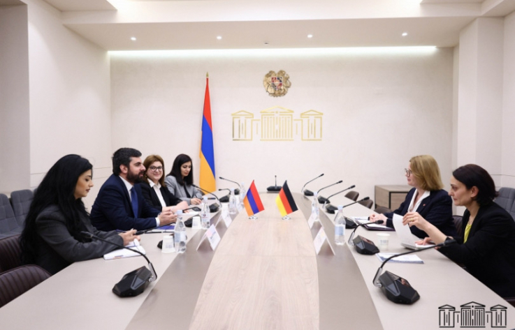 Սարգիս Խանդանյանը Գերմանիայի դեսպանի հետ զրույցում անդրադարձել է խաղաղության պայմանագրի կնքման գործընթացին