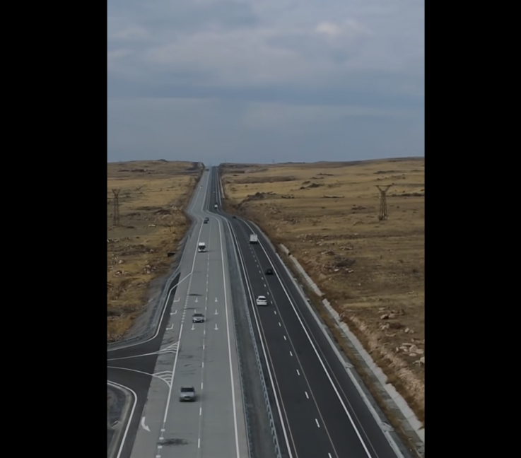 Հյուսիս - հարավ ճանապարհի Աշտարակ - Թալին 34 կմ երկարությամբ ճանապարհահատվածը