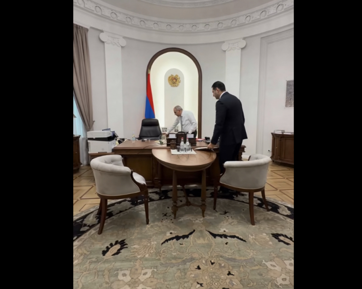 Աշխատանքային հանդիպում Համբարձում Մաթևոսյանի հետ. վարչապետը տեսանյութ է հրապարակել