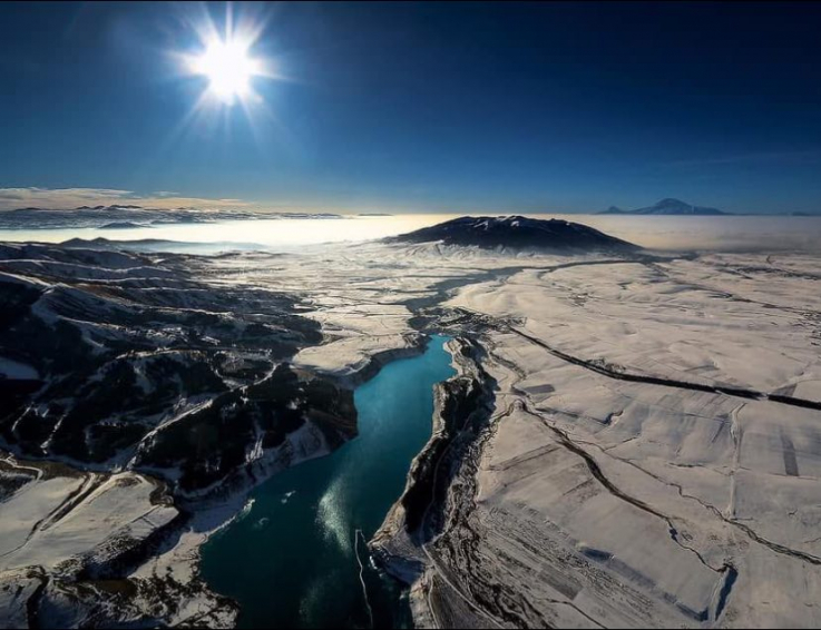 Ապարանի ջրամբարը 1200 մետր բարձրությունից