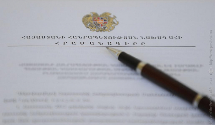 Նախագահ Խաչատուրյանը ստորագրել է մի շարք օրենքներ