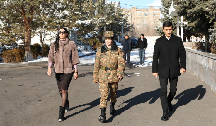 ՄԻՊ-ն այցելել է զորամաս, առանձնազրույցներ ունեցել գումարտակի կին զինծառայողների հետ