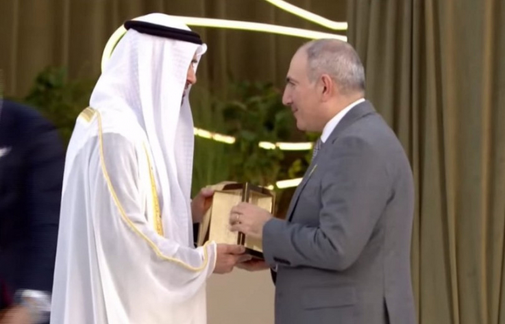 Նիկոլ Փաշինյանը և Իլհամ Ալիևը ստացան «Զայեդ» մարդկային եղբայրության մրցանակը