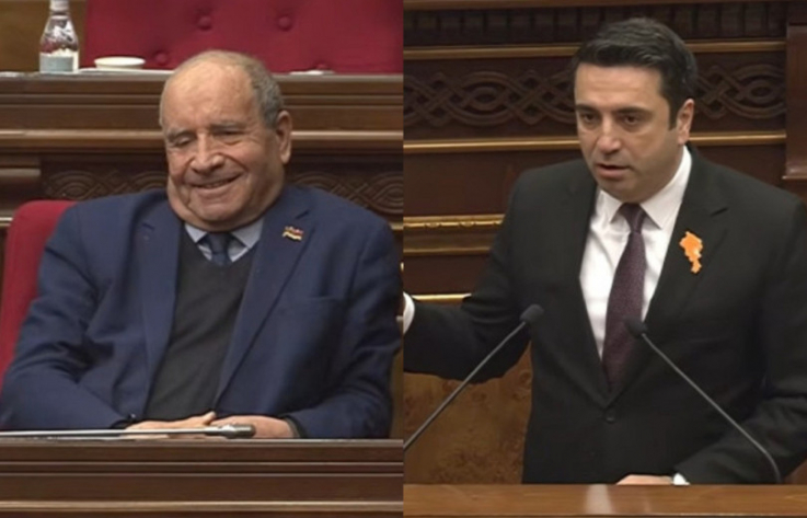 Ծիծաղելի և նողկալի դեպք է տեղի ունեցել. Ասլանյանը մոռացել է՝ ինչպես էր աղաչում մնալ խմբակցությունում. Սիմոնյան