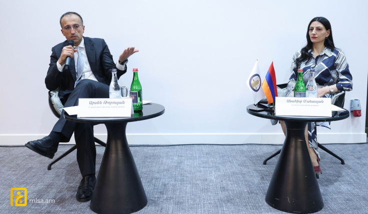 Արսեն Թորոսյանը մասնակցել է Ղարաբաղից տեղահանված կանանց հետ քննարկմանը