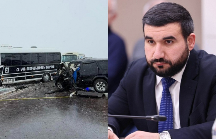 7:50 Ապարանում վթարված ավտոբուսը ոչ մի կերպ չէր կարող ուղեկցել 8:00-ին Երևանից շարժվող վարչապետի ավտոբուսին