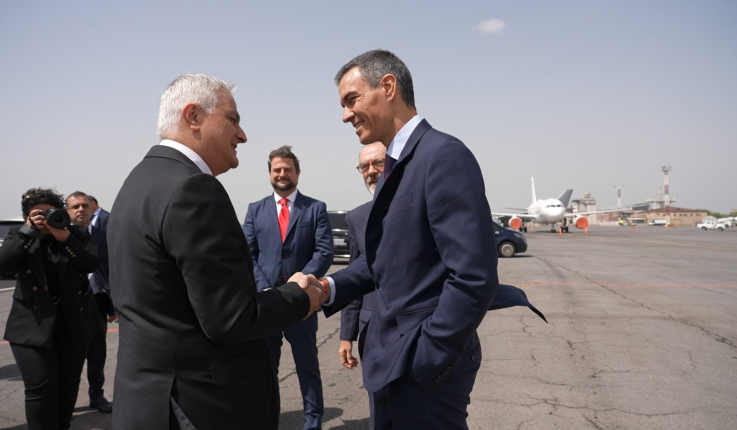 Հայաստան է ժամանել Իսպանիայի կառավարության նախագահ Պեդրո Սանչեսը