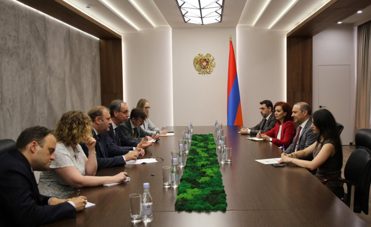 ՀՀ ԱԽ քարտուղարն ընդունել է Հայաստանում ԵՄ նոր գործընկերության առաքելության պատվիրակությանը